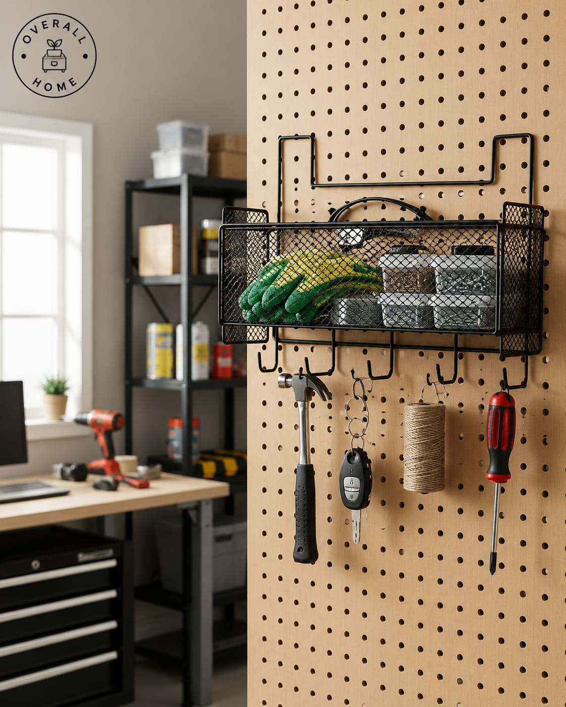 Wall Mounted Mesh Storage Baskets | Adhesive Hanging Organizer for Kitchen & Bathroom SALE🔍