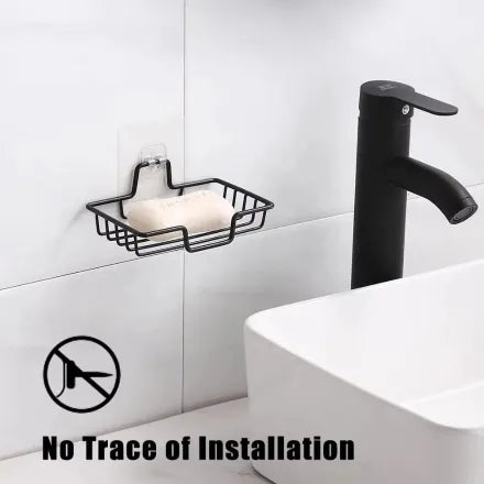 Metal Soap Tray with Adhesive Hook