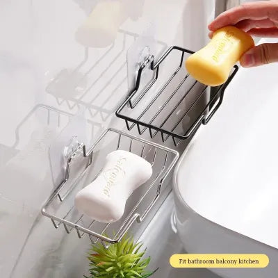 Metal Soap Tray with Adhesive Hook